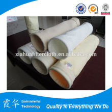 Raw edge bottom filter bag for metallurgy industrial